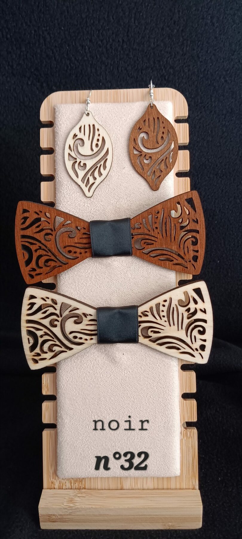 nœud papillon en bois 2 – Image 27