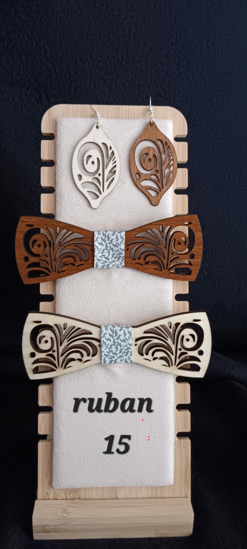 nœud papillon en bois 6 – Image 28