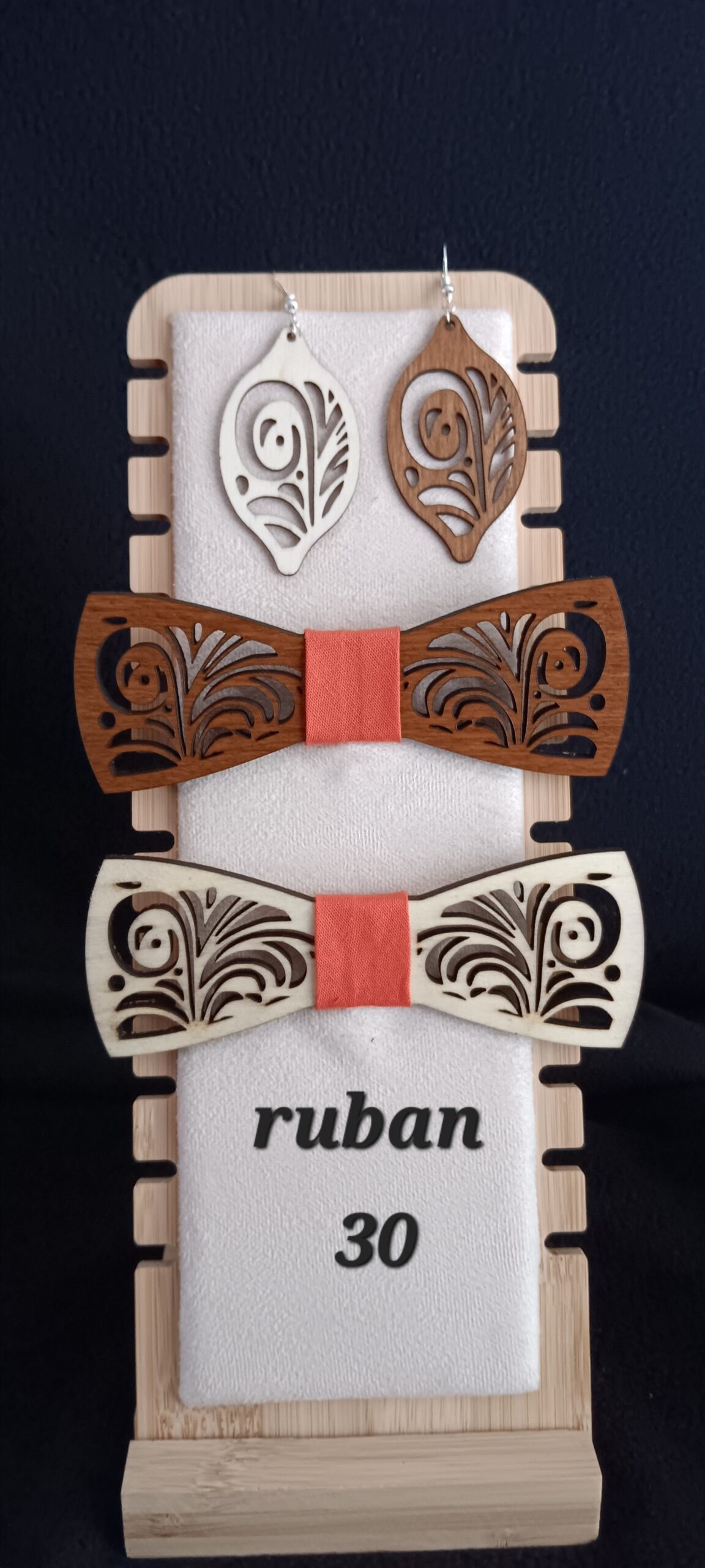 nœud papillon en bois 6 – Image 27