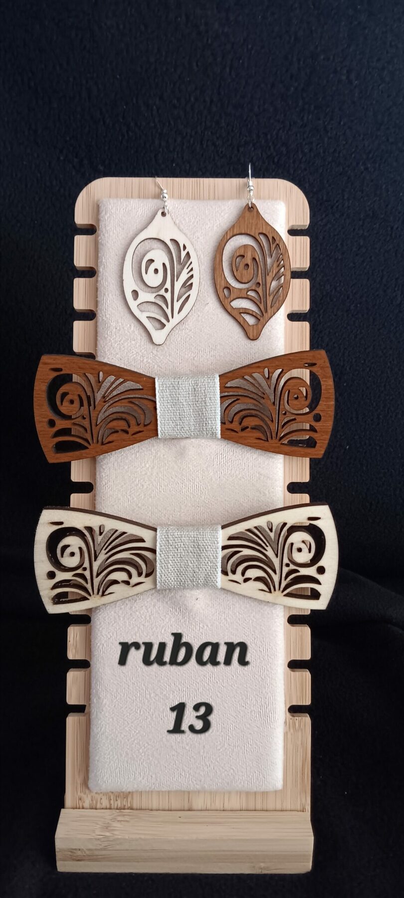 nœud papillon en bois 6 – Image 26