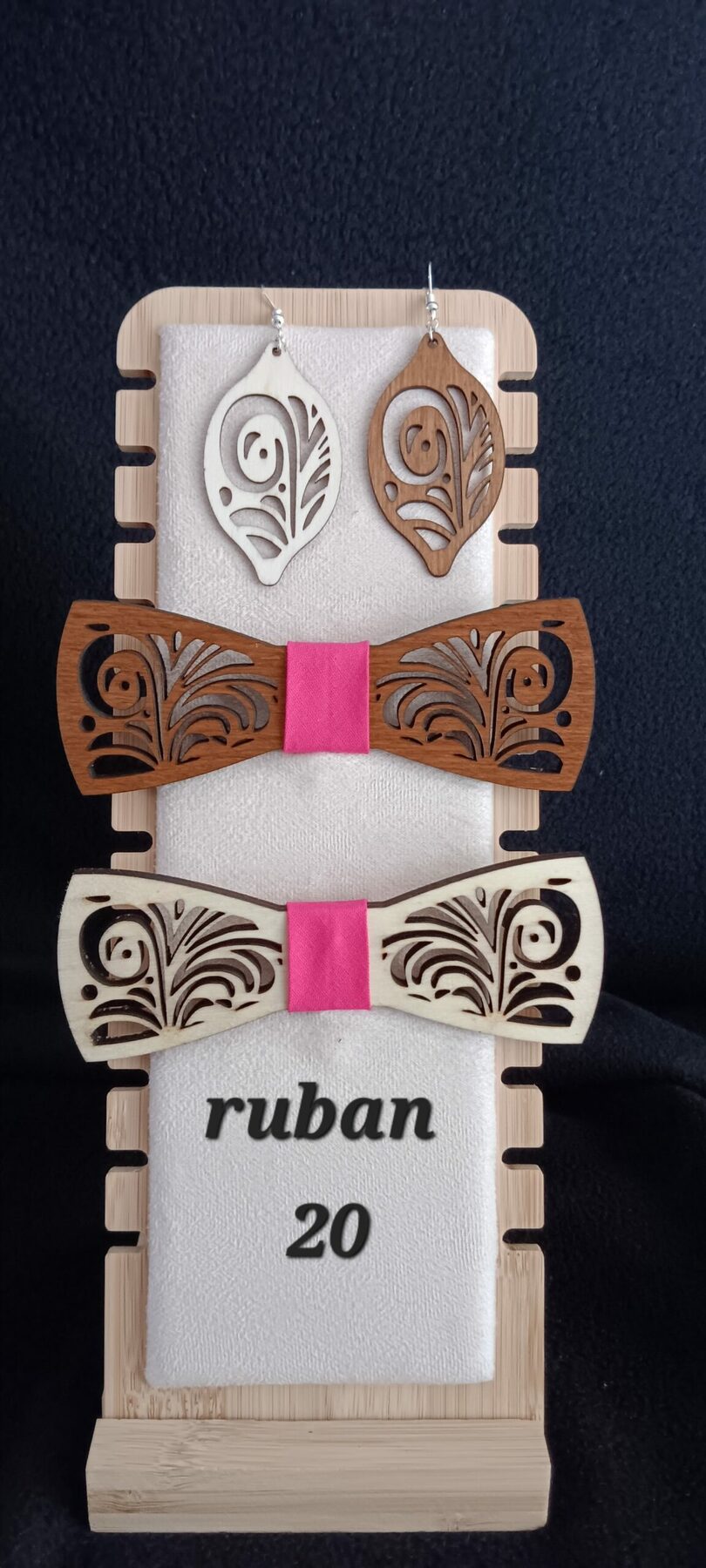nœud papillon en bois 6 – Image 25