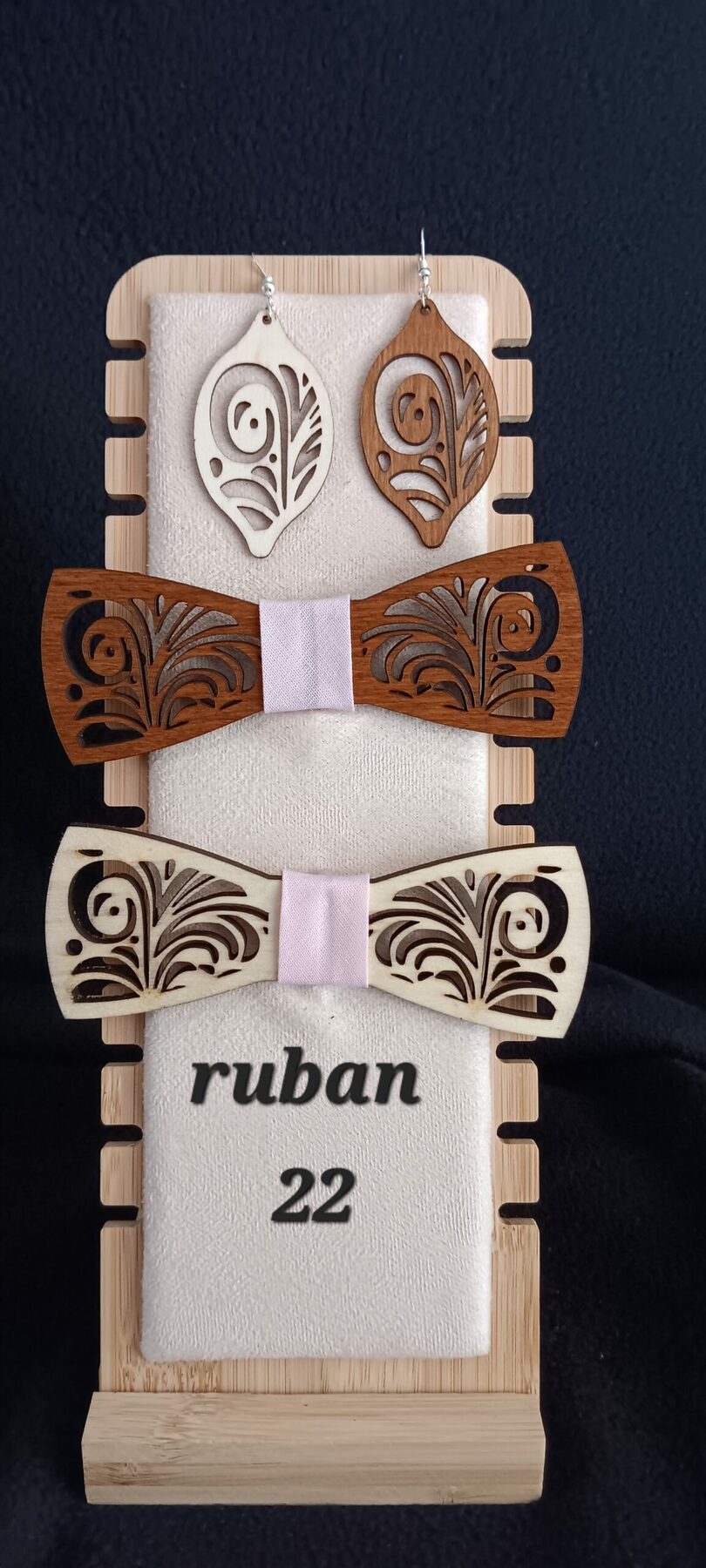 nœud papillon en bois 6 – Image 24