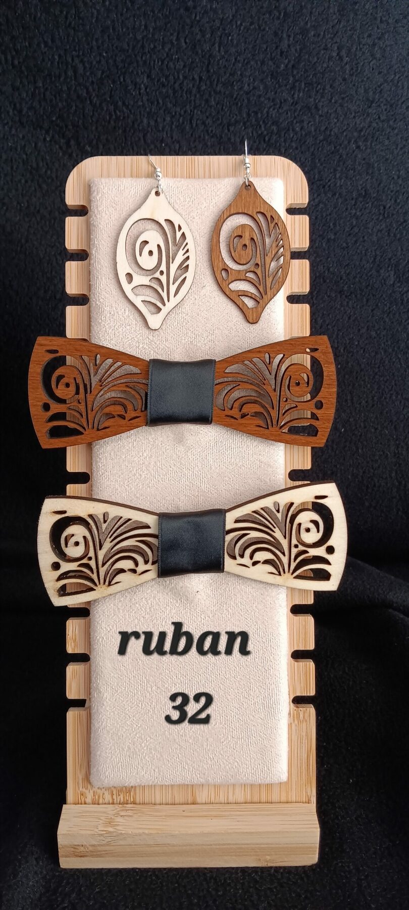 nœud papillon en bois 6 – Image 22