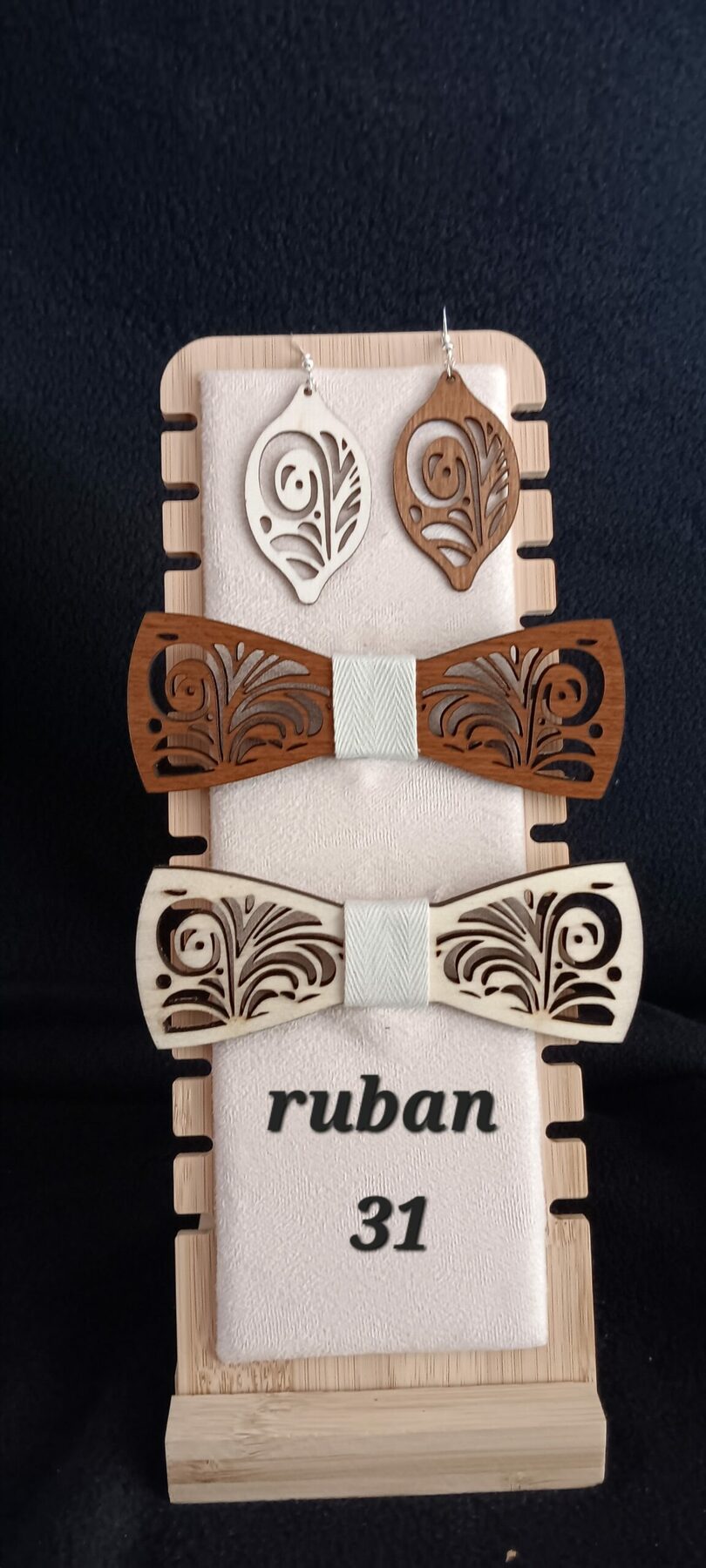 nœud papillon en bois 6 – Image 20