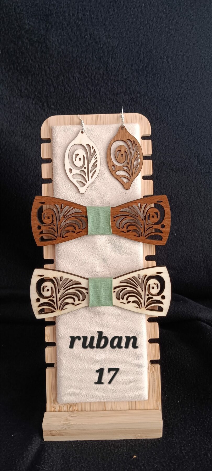 nœud papillon en bois 6 – Image 16