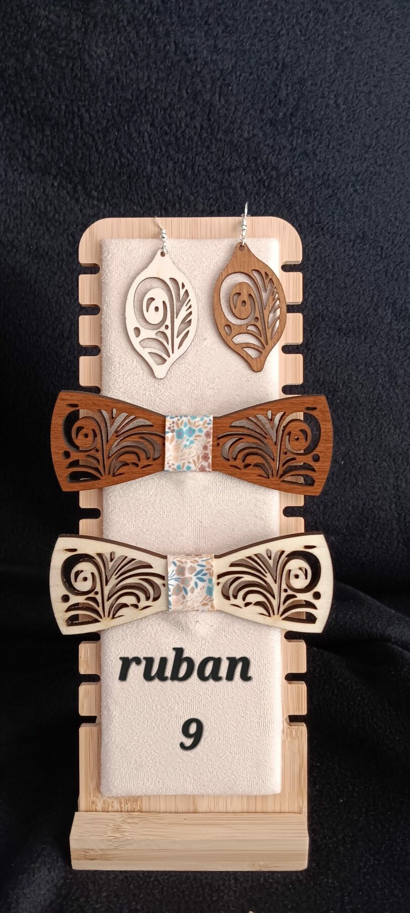 nœud papillon en bois 6