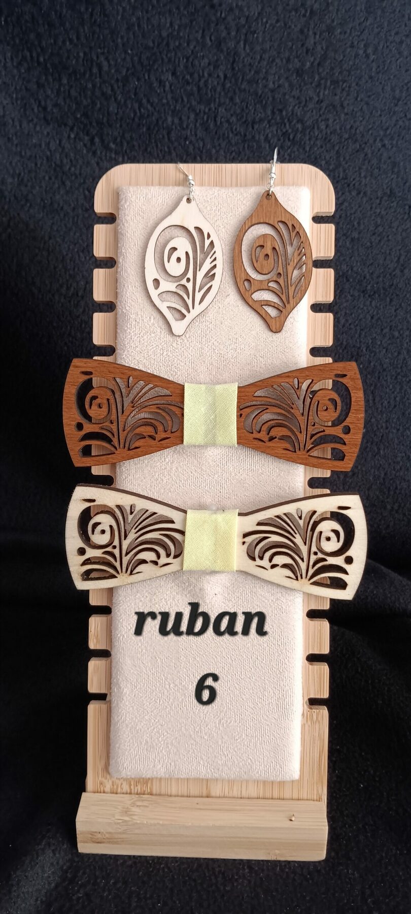 nœud papillon en bois 6 – Image 6