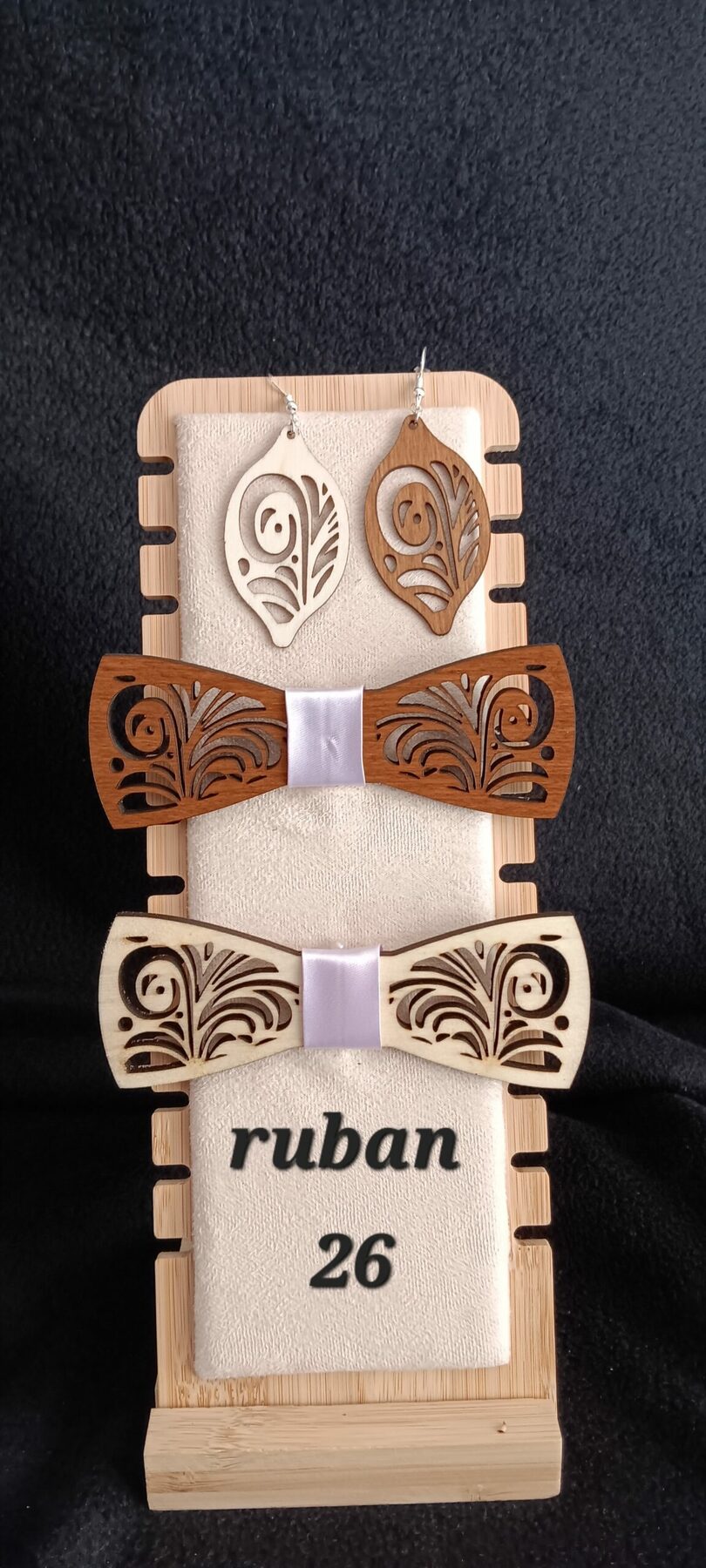 nœud papillon en bois 6 – Image 4