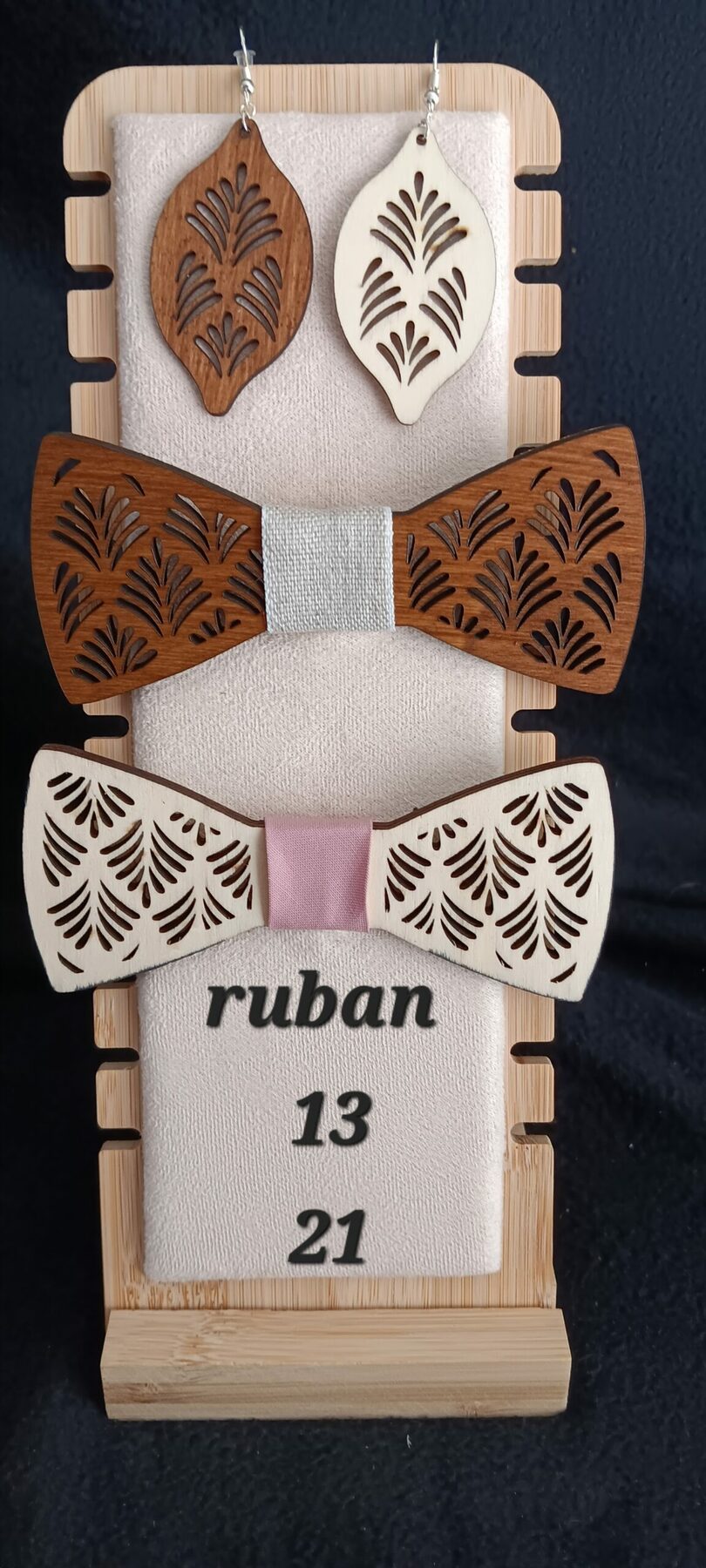 nœud papillon en bois 7 – Image 4