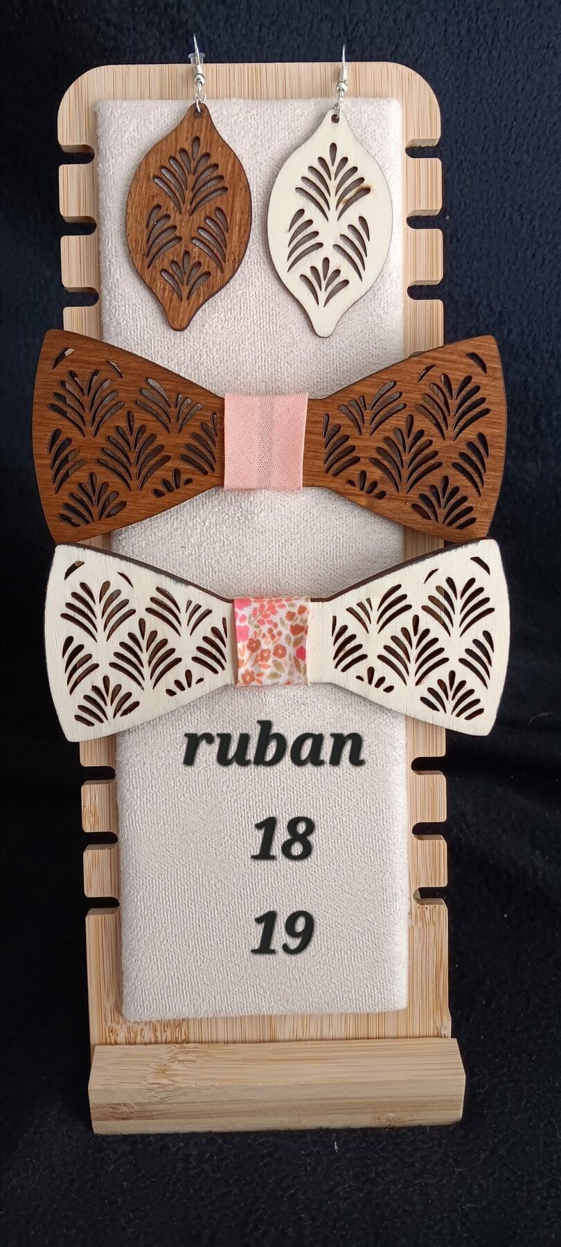 nœud papillon en bois 7