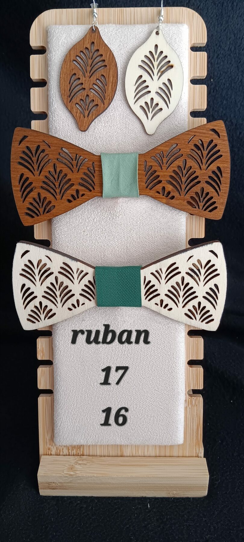 nœud papillon en bois 7 – Image 6