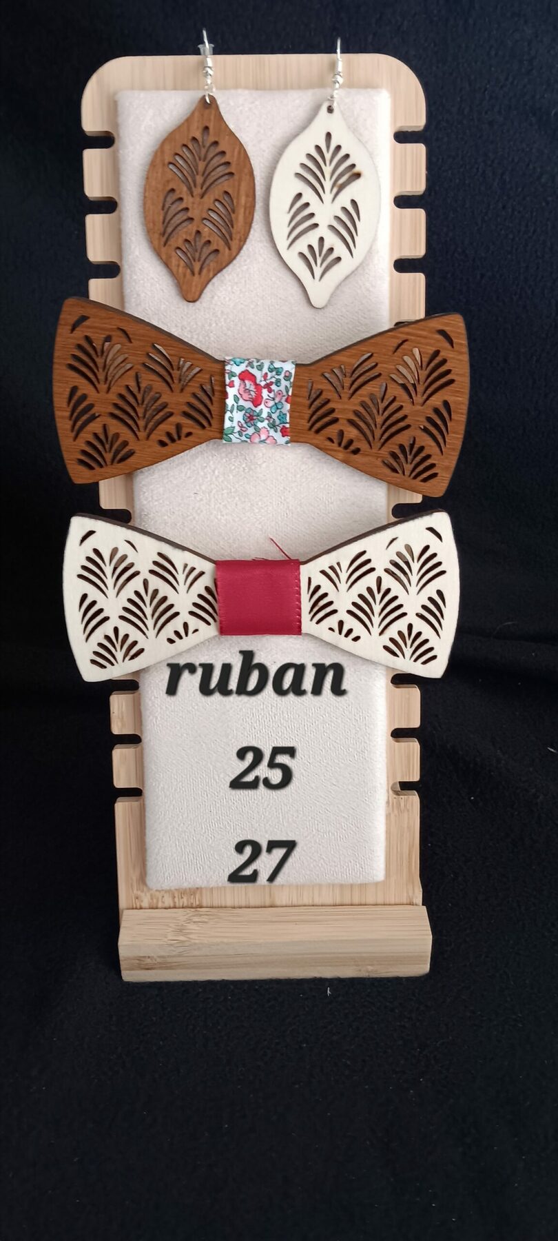 nœud papillon en bois 7 – Image 11