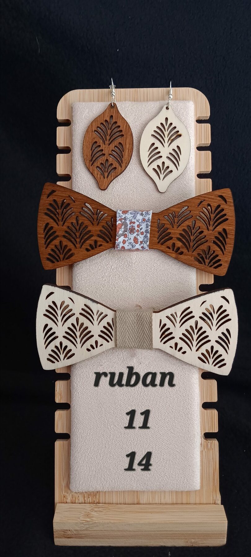 nœud papillon en bois 7 – Image 9