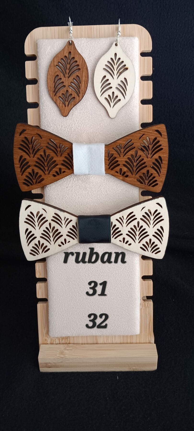 nœud papillon en bois 7 – Image 8