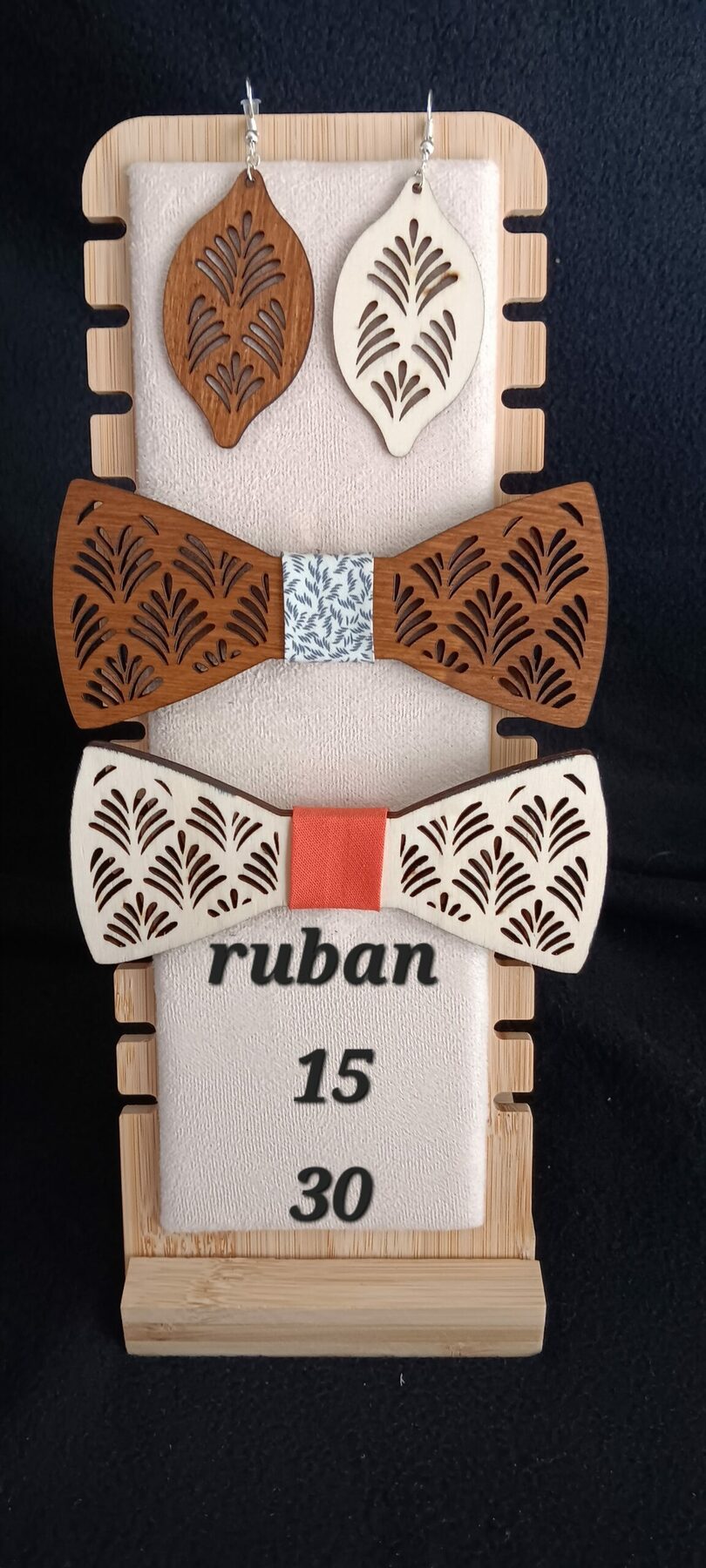 nœud papillon en bois 7 – Image 3