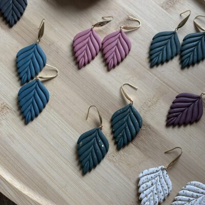 boucles oreilles Feuilles 🍂