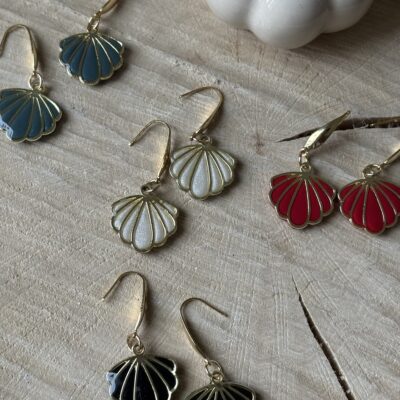 Boucles d'oreilles coquillage