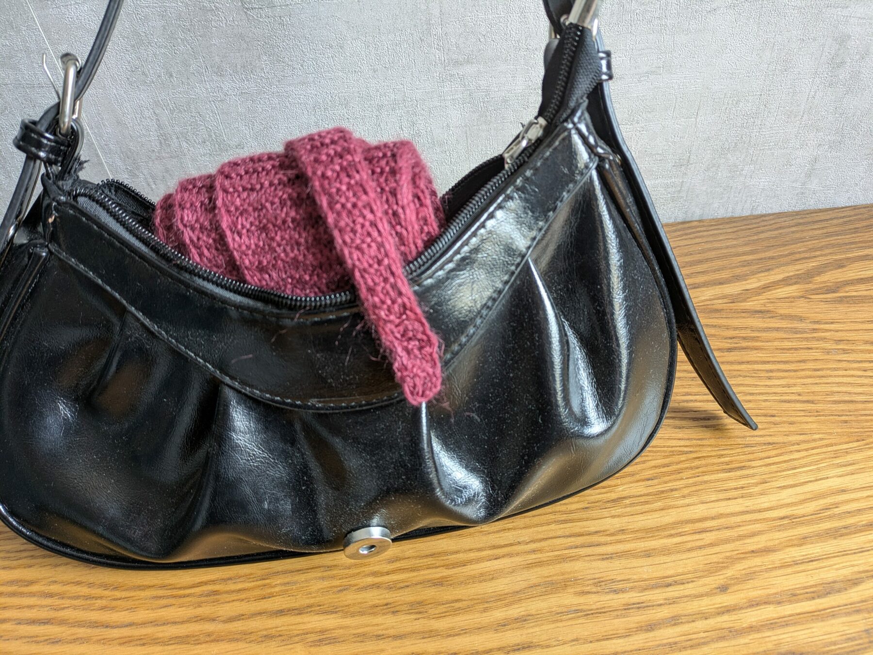 Mini écharpe mérinos et soie – Image 2