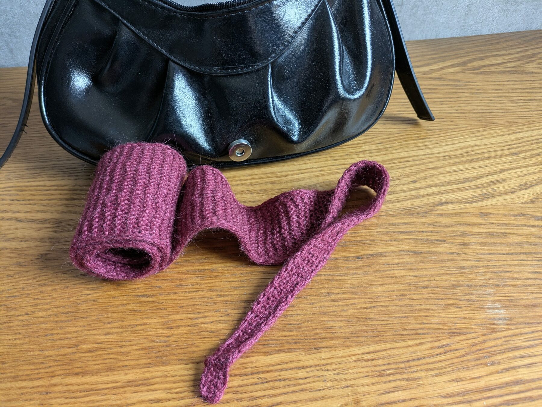 Mini écharpe mérinos et soie – Image 3