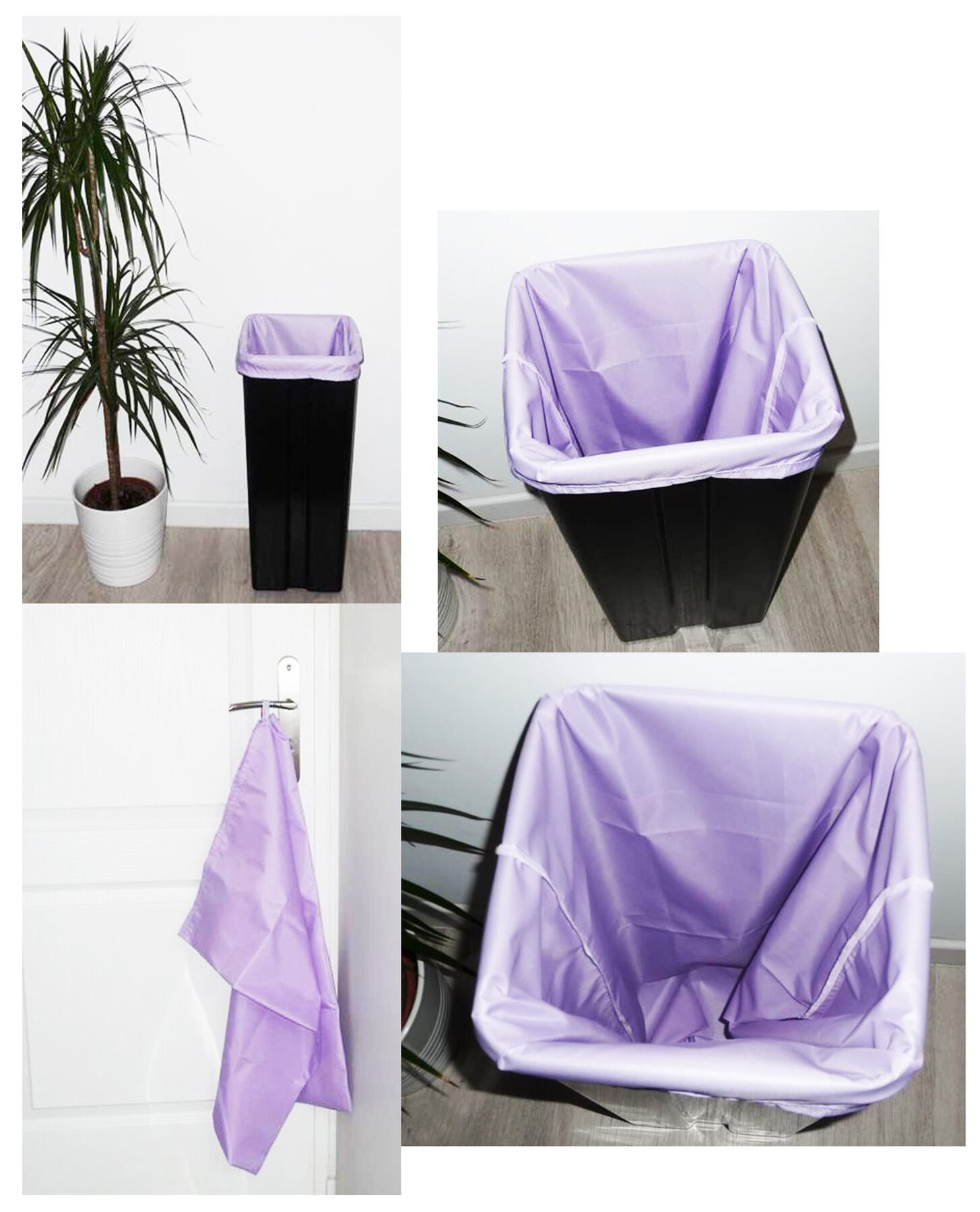 Sac poubelle lavable et réutilisable PARME (40 L) - Sac poubelle alternatif zéro déchet