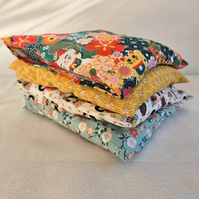 Bouillotte sèche déhoussable, Chaud & Froid (Motifs 3)
