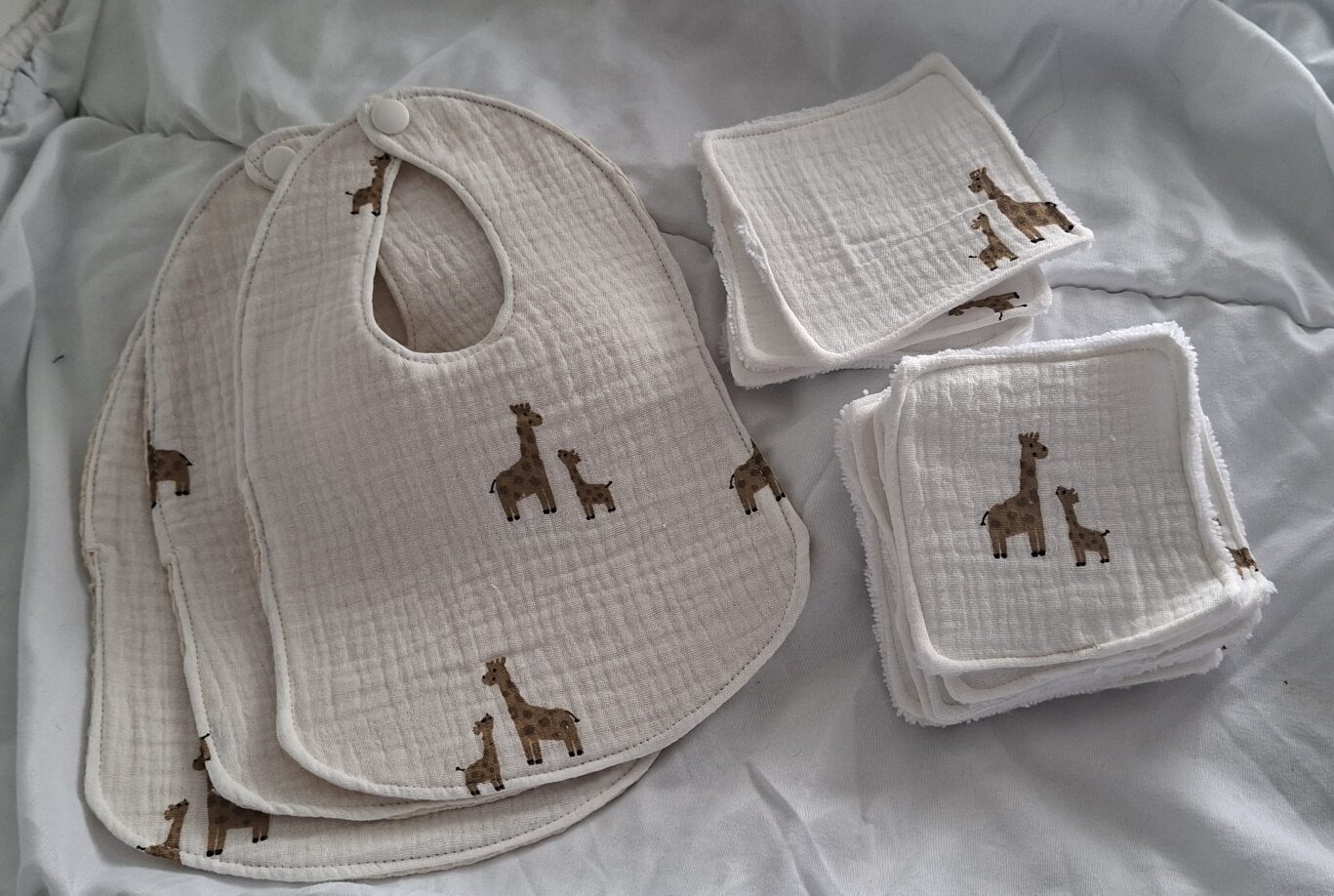Kit naissance Bavoirs et Lingettes pour bébé – Image 6
