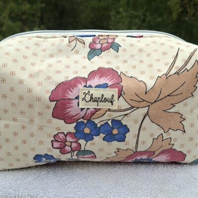 Trousse de toilette "Mamette" UPCYCLING