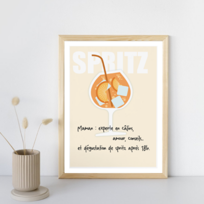 affiche spritz pour les mamans