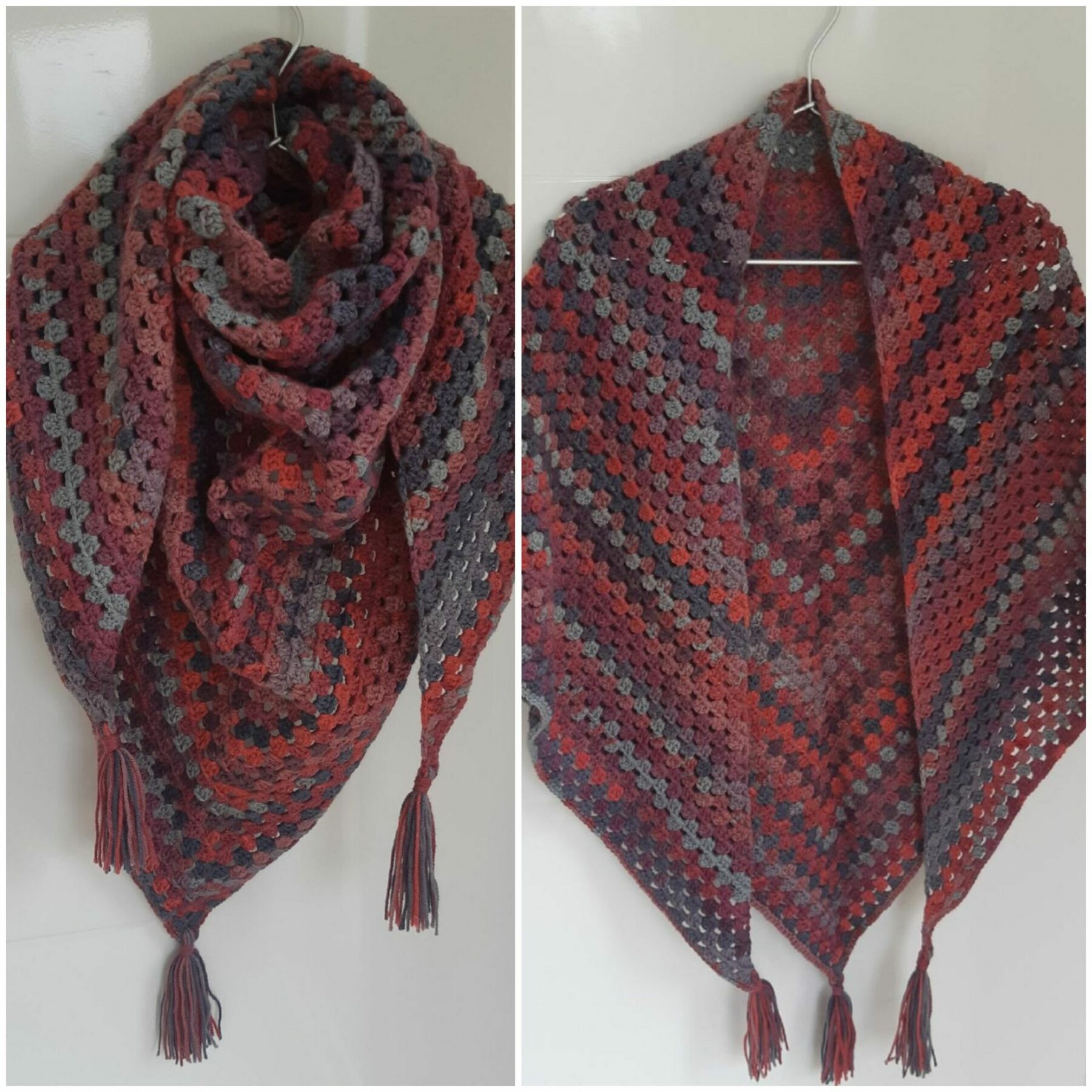 Châle douillet au crochet