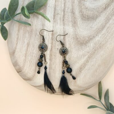 Boucles d'oreilles artisanales