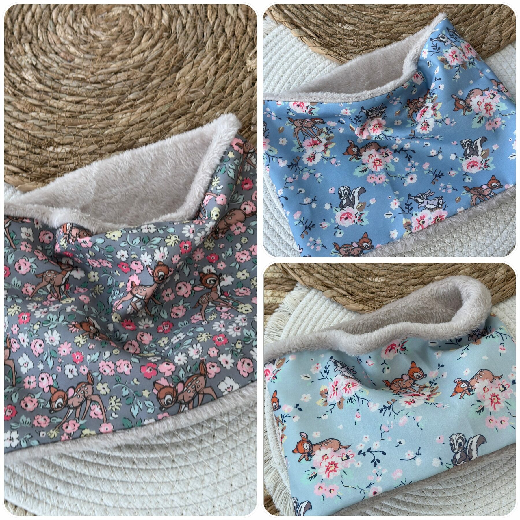 Snood fille Bambi Disney en polaire - Ateliersdisa – Image 2