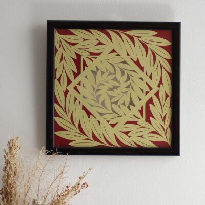 Cadre floral graphique