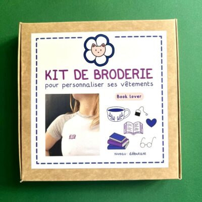 Kit de broderie Book lover
