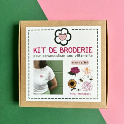 Kit de broderie Fleurs d'été