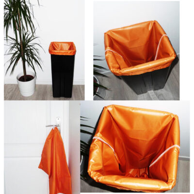 Sac poubelle lavable et réutilisable ORANGINA (50L)