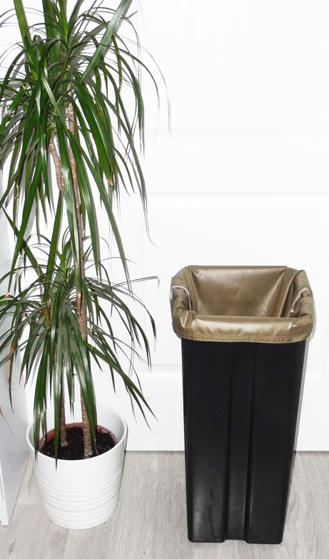 Sac poubelle lavable et réutilisable KAKI (50L)
