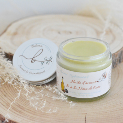 Baume Hydratant Beurre de Avocat & Coco - Soin parfait pour le ventre de Maman!
