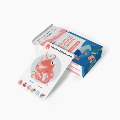 jeu de société, jeu de 7 familles la classification des animaux des océans