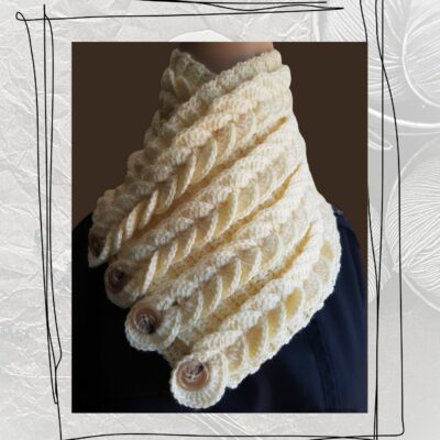 tuto pdf : Tour de cou tressé au crochet