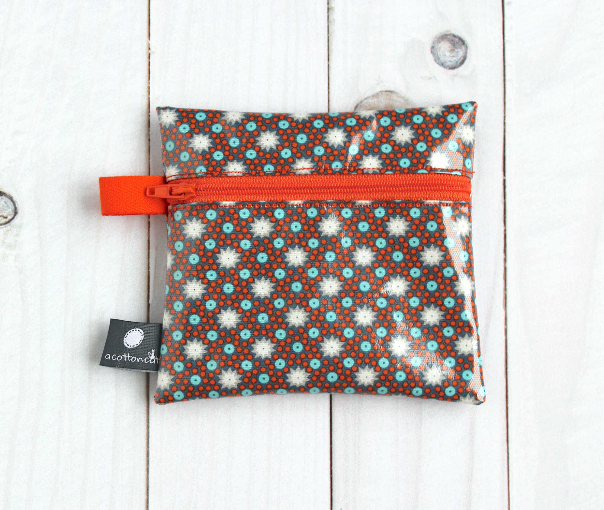 pochette enduite savon zippee