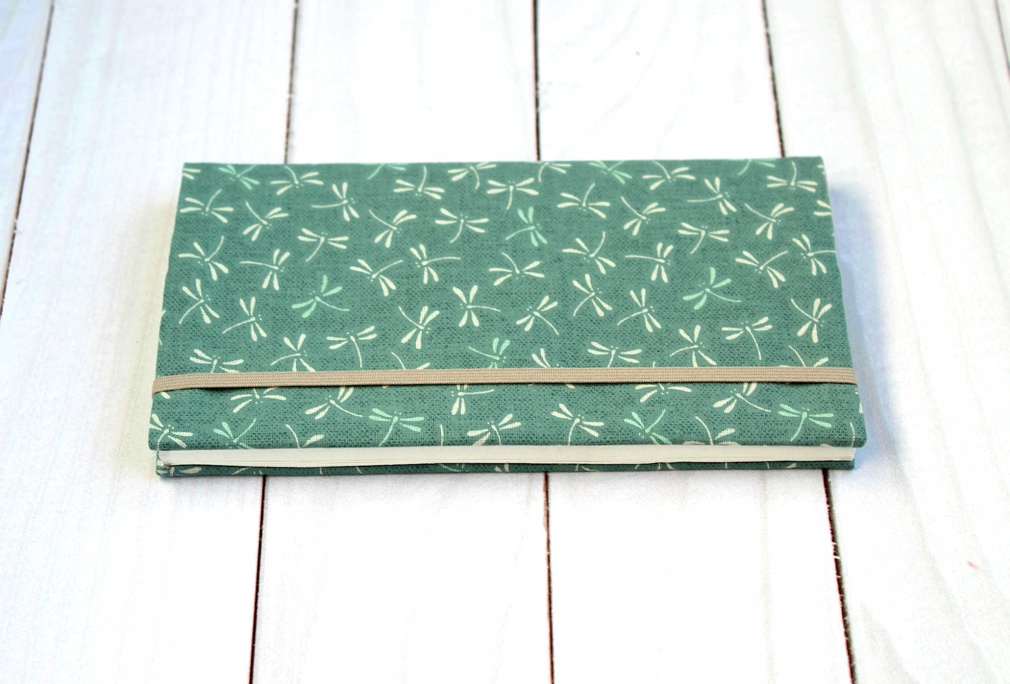 Porte chéquier tissu japonais, protège chéquier talon haut, étui chéquier portefeuille – Image 2
