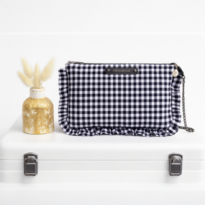 Sac bandoulière vichy noir & blanc