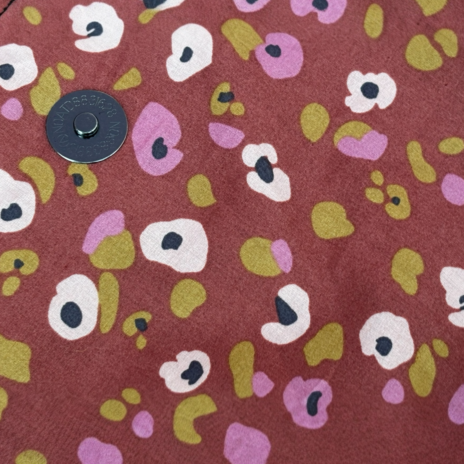 đž Sac Besace "Pâtite Poulette" â Tissu Fleuri- CrĂ©ation artisanale Française â Image 3