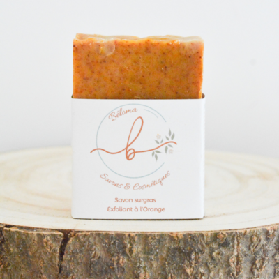Savon surgras Exfoliant Orange - Savon de Soin du corps - Exfoliant Intense