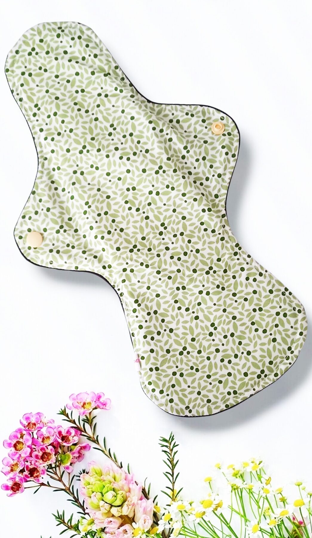 Pack 7 serviettes hygiéniques lavables ROSES (xl / nuit et flux abondants) - serviettes menstruelles lavables - Zéro déchet - shl - serviettes périodiques