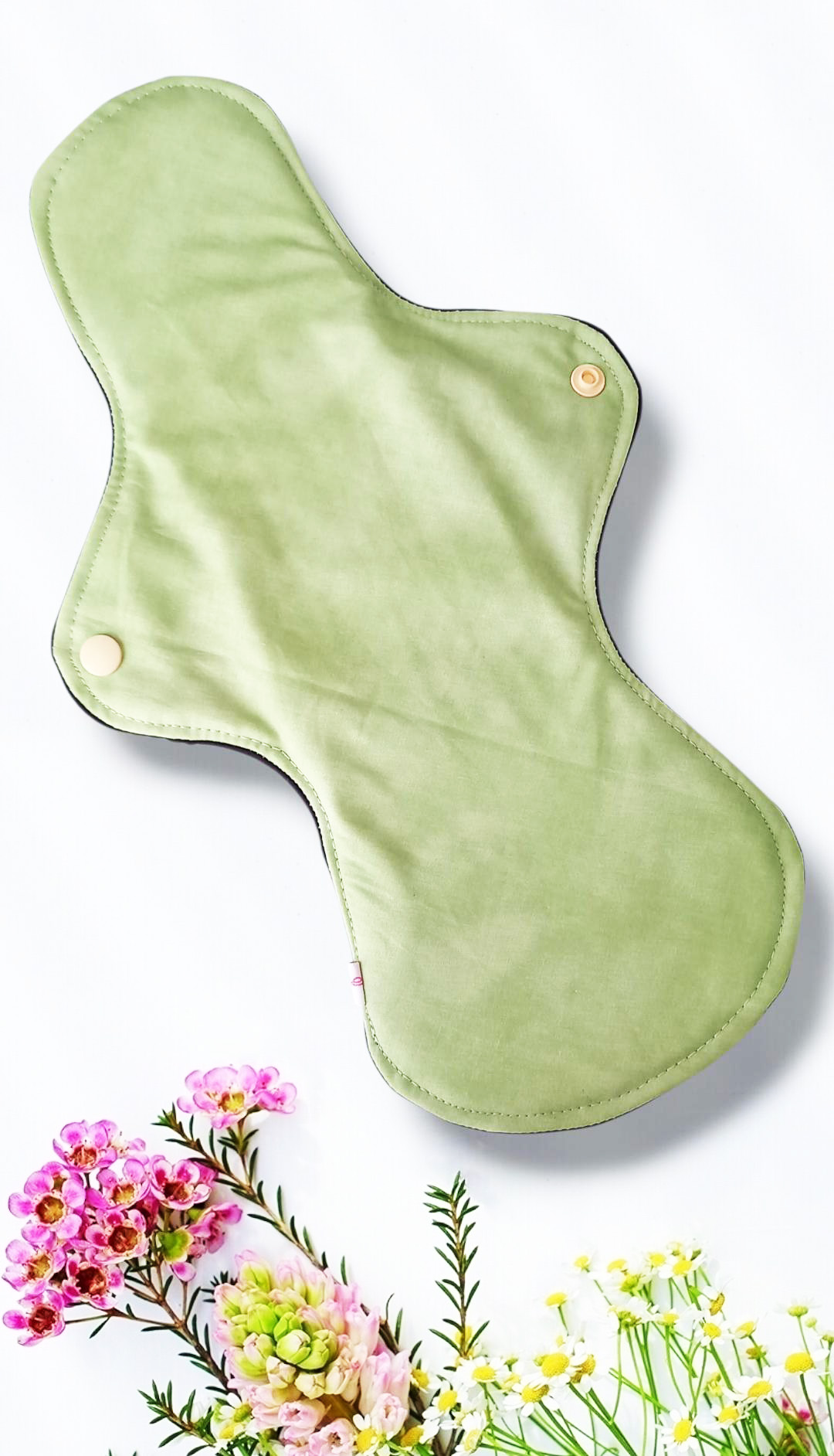 Pack 7 serviettes hygiéniques lavables ROSES (xl / nuit et flux abondants) - serviettes menstruelles lavables - Zéro déchet - shl - serviettes périodiques