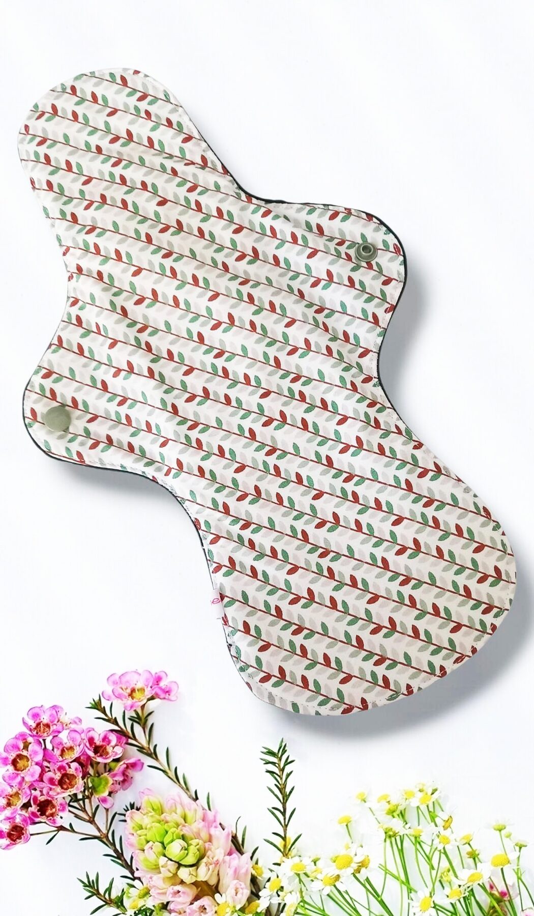 Pack 7 serviettes hygiéniques lavables EUCALYPTUS (xl / nuit et flux abondants) - serviettes menstruelles lavables - Zéro déchet - shl - serviettes périodiques