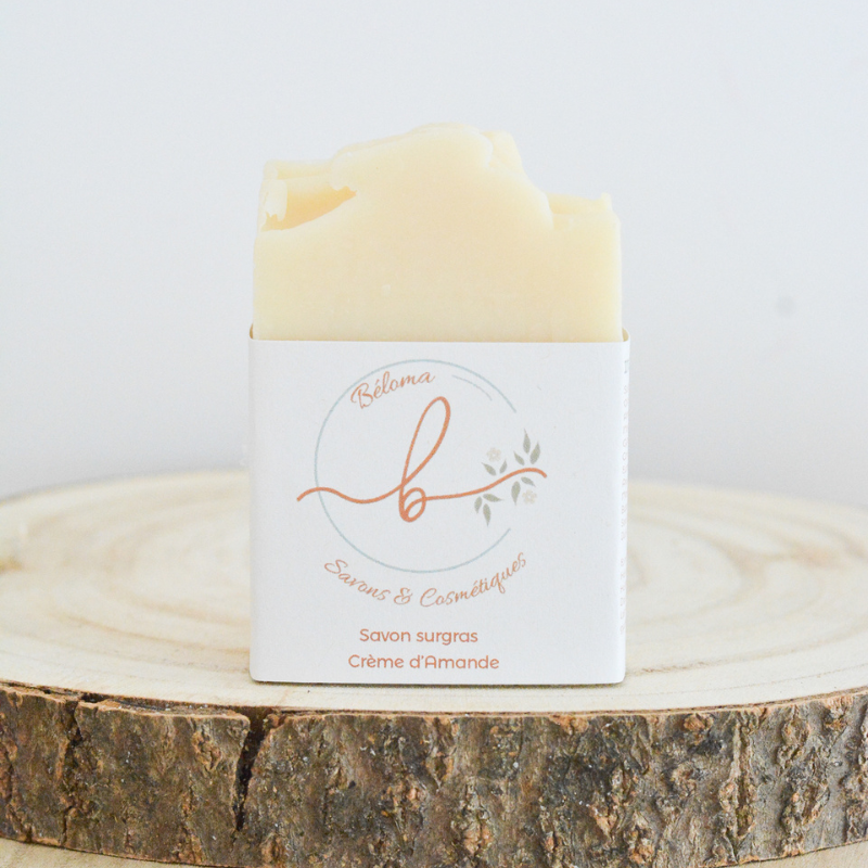 Savon surgras Lait et Huile d'amande - Peaux sensibles - spécial BB