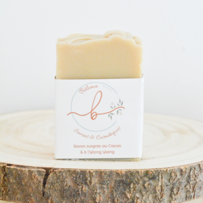 Savon surgras Ylang et Beurre de Cacao - crémeux et parfumé