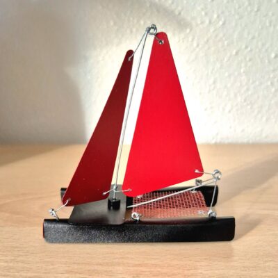 Bateau catamaran miniature décoratif